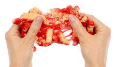 Slime Life included fries, ketchup, and serving box ready for immediate setup and play.
