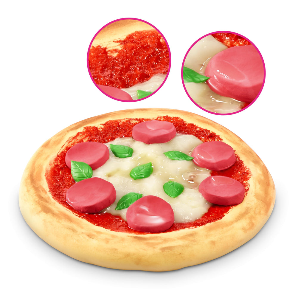 Slime Mart decorate-and-layer slime pizza set for interactive fun