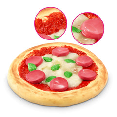Slime Mart decorate-and-layer slime pizza set for interactive fun