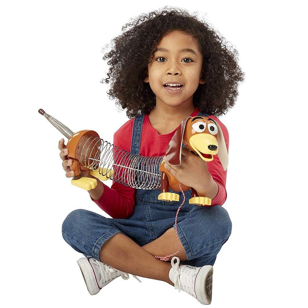 Slinky Disney Toy Story 4 dog stretch action keeps kids entertained.