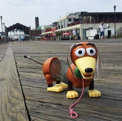 Slinky Disney Toy Story 4 dog stands tall at seven inches.