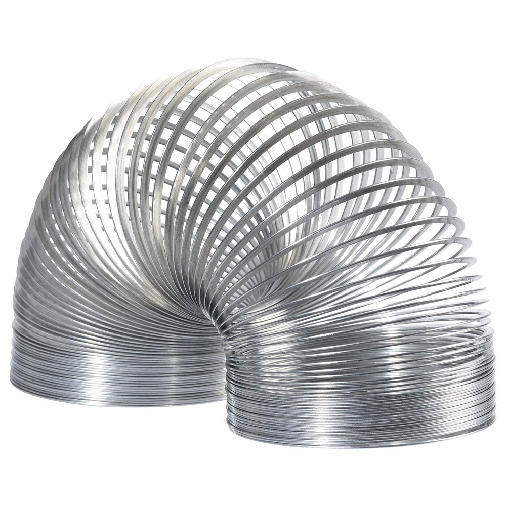 Slinkity motion sound accompanies the giant Slinky as it moves.