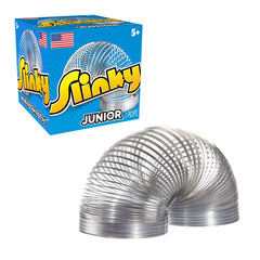 Just Play Slinky Jr. durable metal construction for lasting family play.
