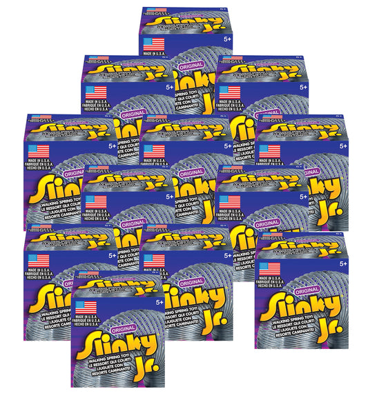 Slinky Original Metal Slinky Jr. boxed for gifting and stocking stuffers.