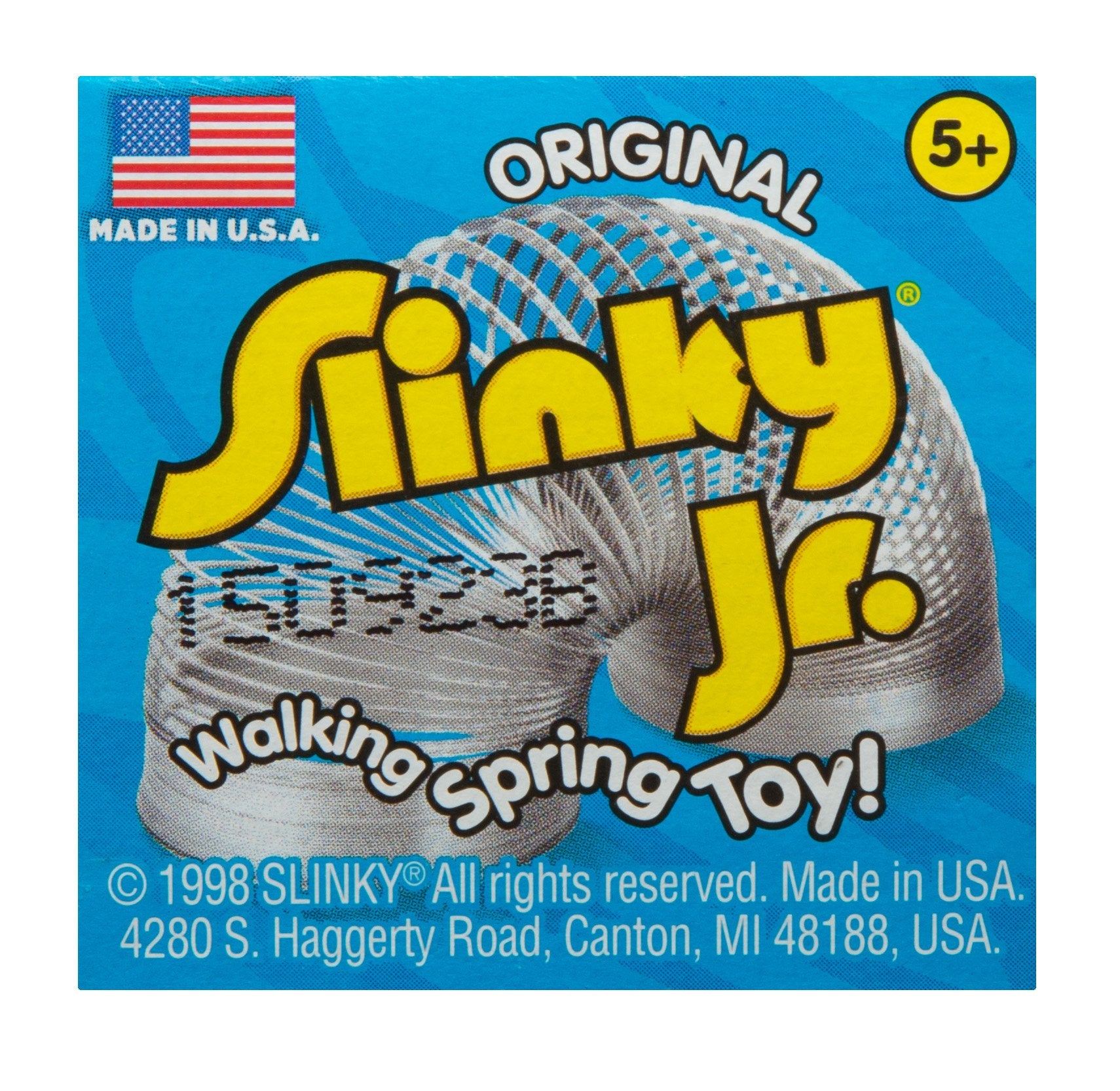 Close-up of the metal coil showing durable construction for kids.