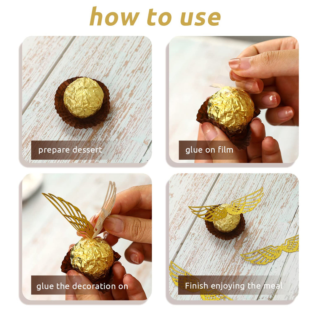 Sliverdew wings assembled on chocolate create eye-catching, share-worthy treats