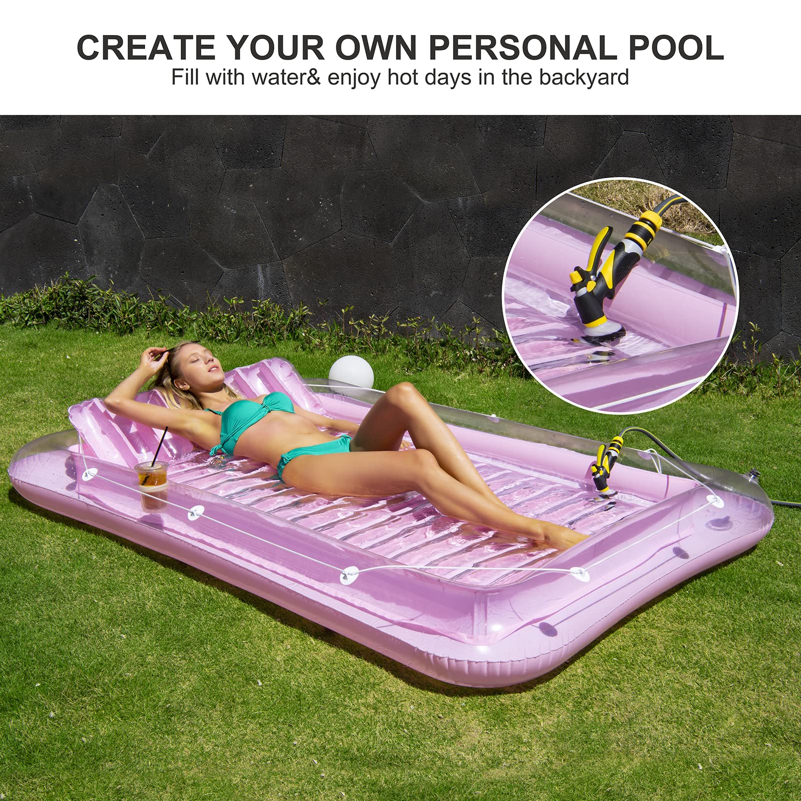 SLLAK backyard pool float for sunny summer gatherings.