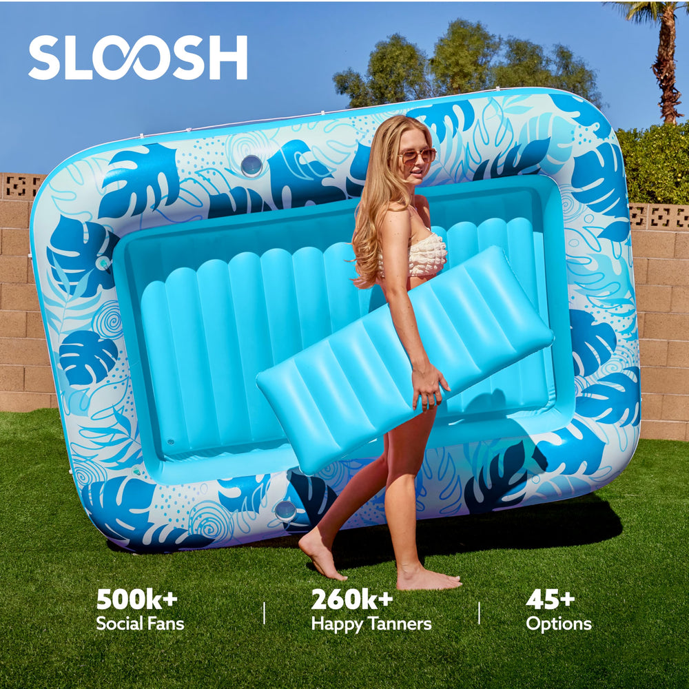 Sloosh 0.3mm PVC construction resists wear across multiple uses.