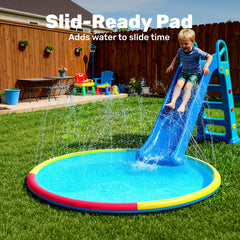 Sloosh 60in splash pad non-slip texture image for reduced slips