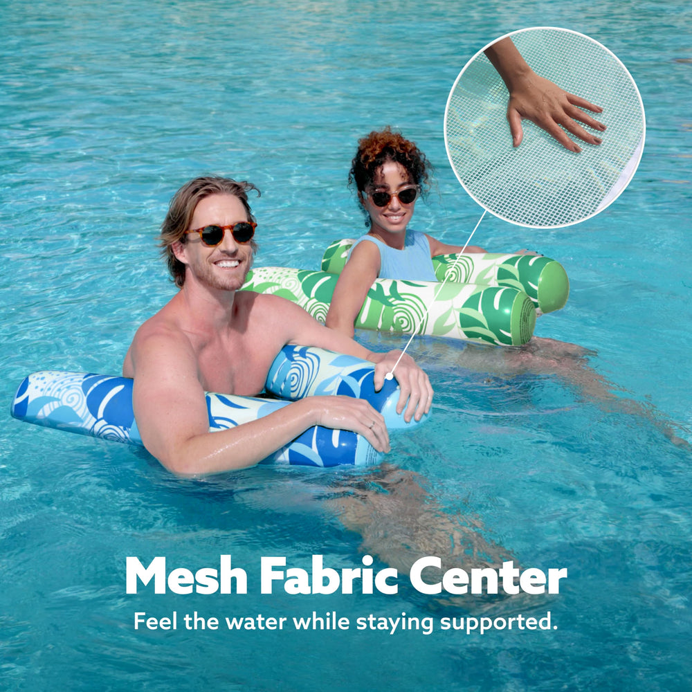 Sloosh adult-friendly float offers stable support for shared pool moments