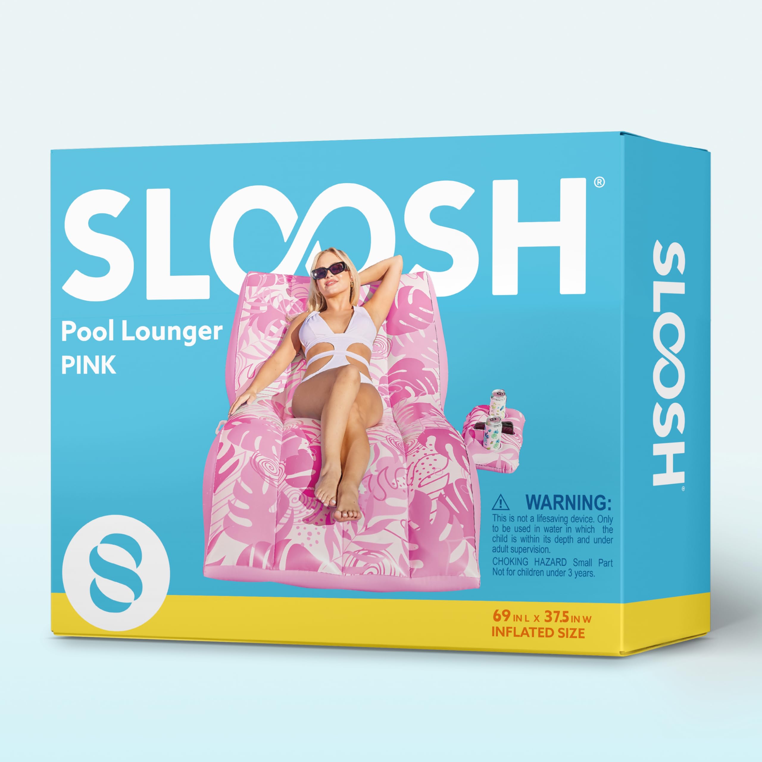 Sloosh anti-gravity sitting design promotes natural, comfortable lounging.