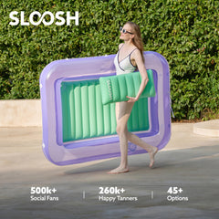 Sloosh ideal for backyard or garden party relaxation by the water
