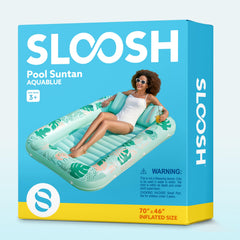 Sloosh use at backyard lake or beach for private lounging