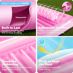 Sloosh compact portable sun tanning pool ideal for travel.