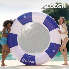Sloosh double lounger designed for sharing relaxing moments on water.