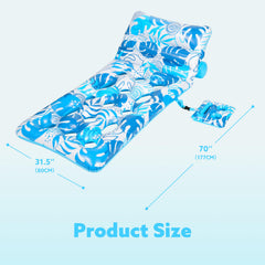 SLOOSH blue pool lounger built with durable materials