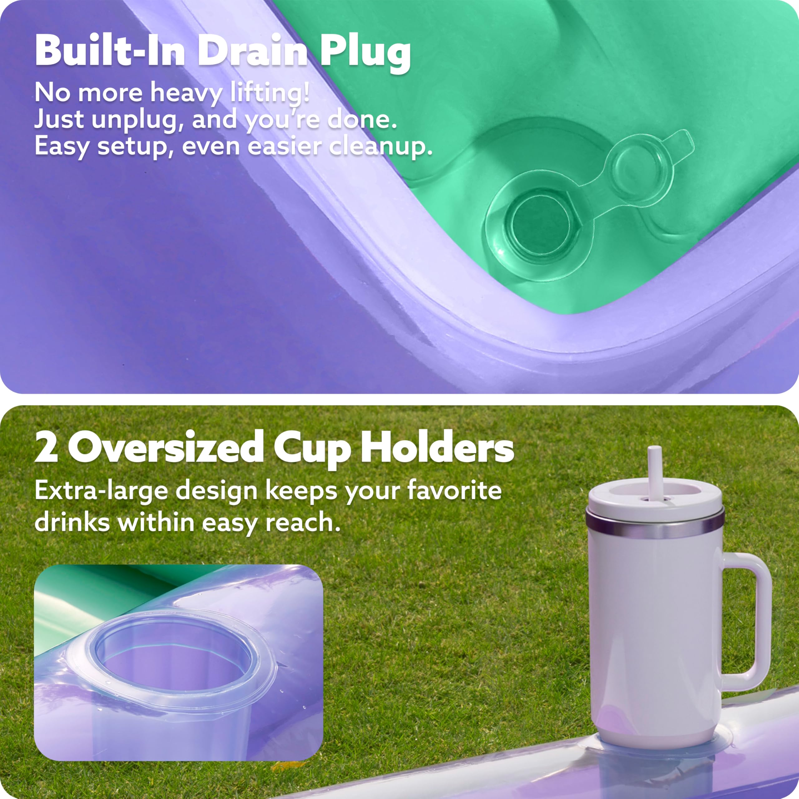 Sloosh durable UV-resistant PVC up to 0.3mm thick for long-lasting use