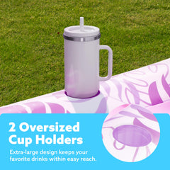 Sloosh durable UV-resistant PVC ensures long-lasting use by pools, beaches, and lakes.