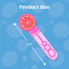 Sloosh bubble wand with grapefruit pattern for bright, engaging party moments.