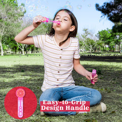 Sloosh bubble wand with kiwi pattern for fresh backyard moments.