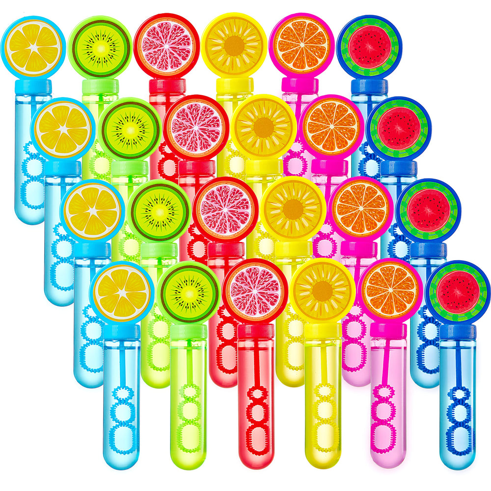Sloosh bubble wand with watermelon pattern for playful, colorful bubble fun.