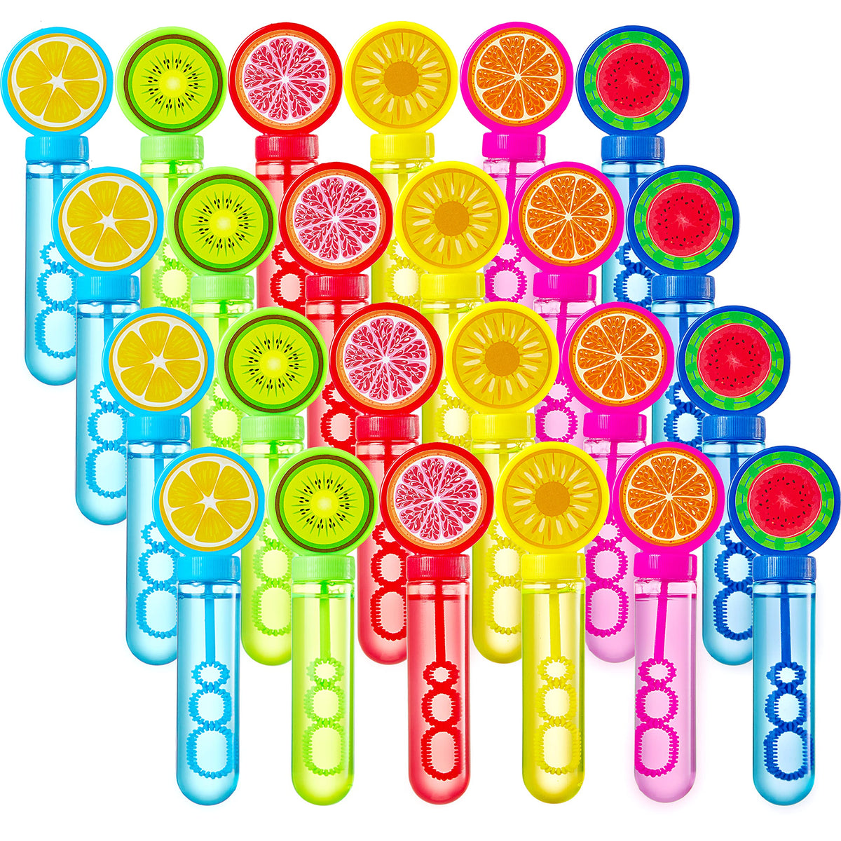 Sloosh bubble wand with watermelon pattern for playful, colorful bubble fun.