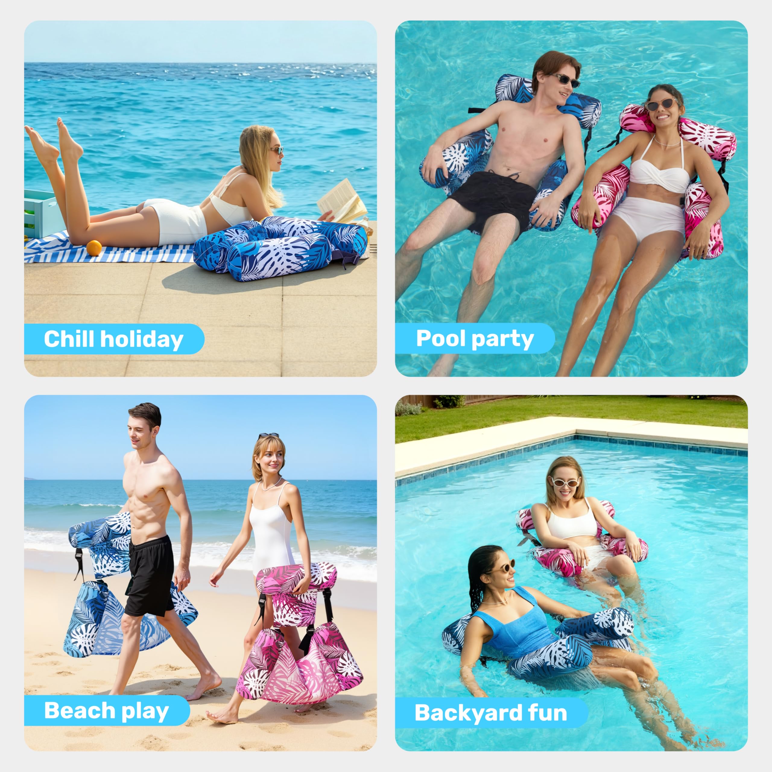 Sloosh heavy-duty air tubes provide reliable buoyancy for adults