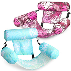 Sloosh inflatable pool floats for adults in a 2-pack for sunny days.