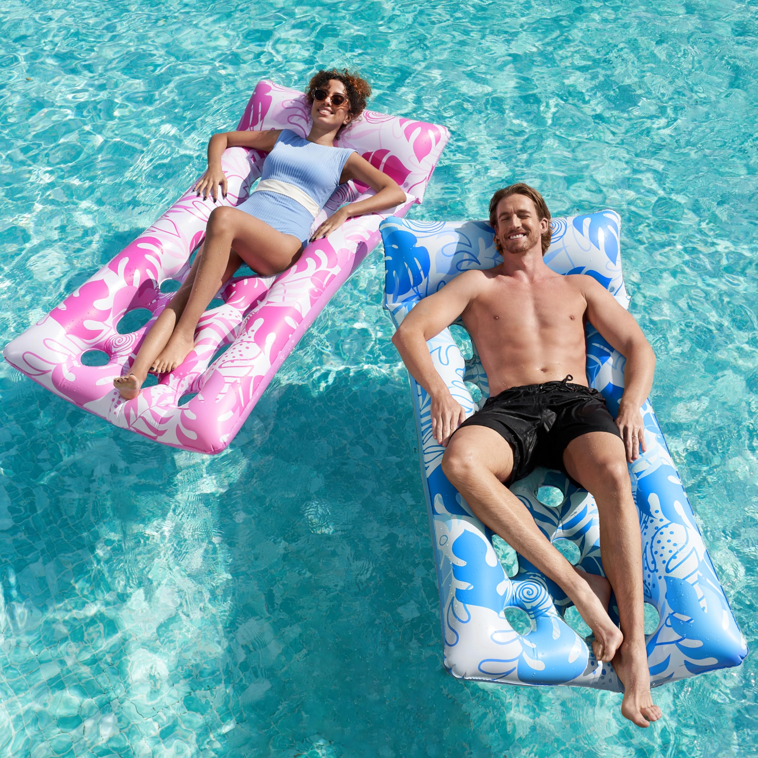 Sloosh pool floats ready for parties or quiet afternoons.