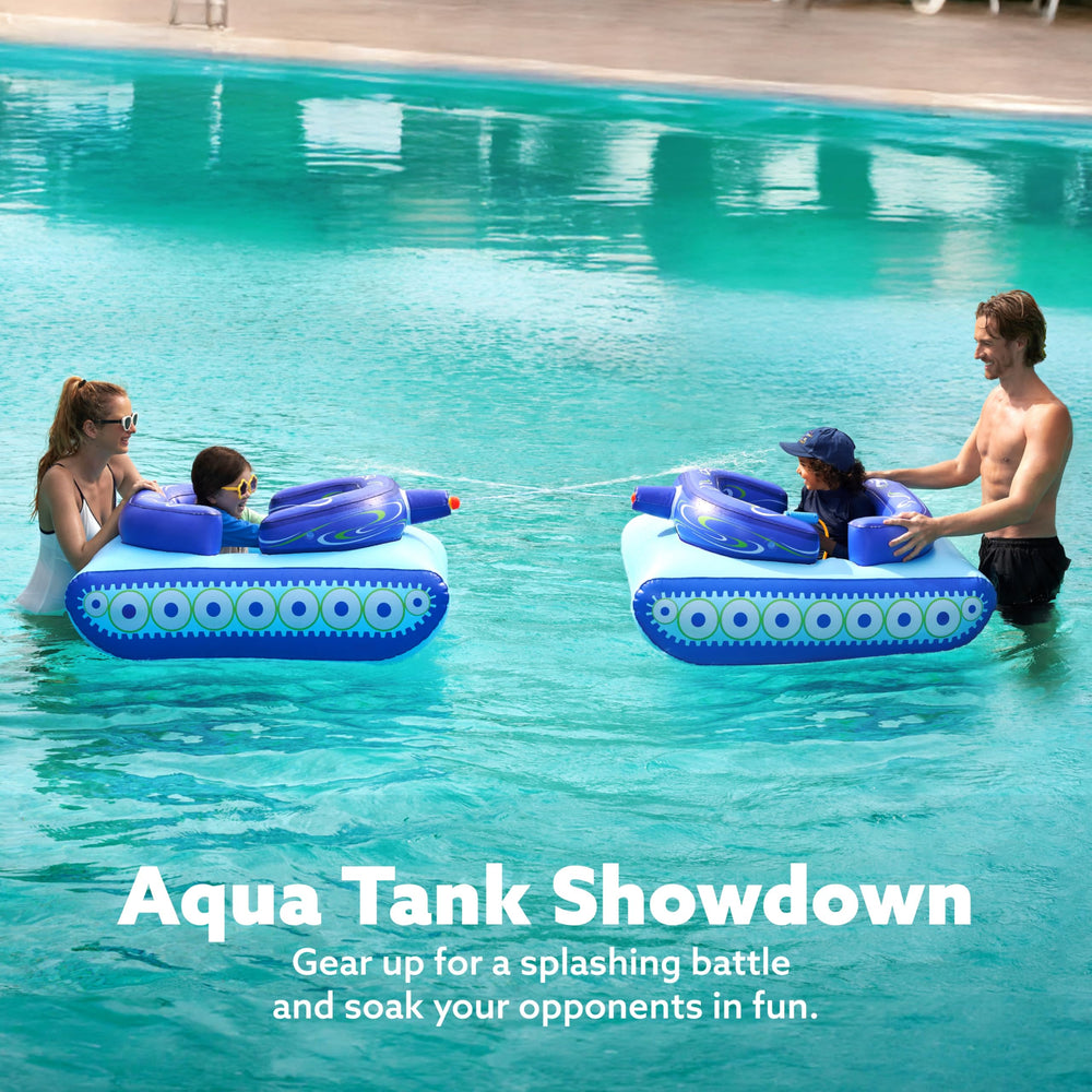 Sloosh inflatable tank pool float durable material for long-lasting use