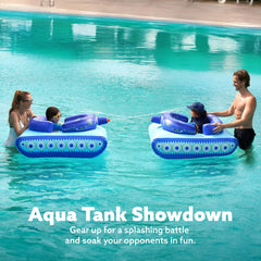Sloosh inflatable tank pool float durable material for long-lasting use