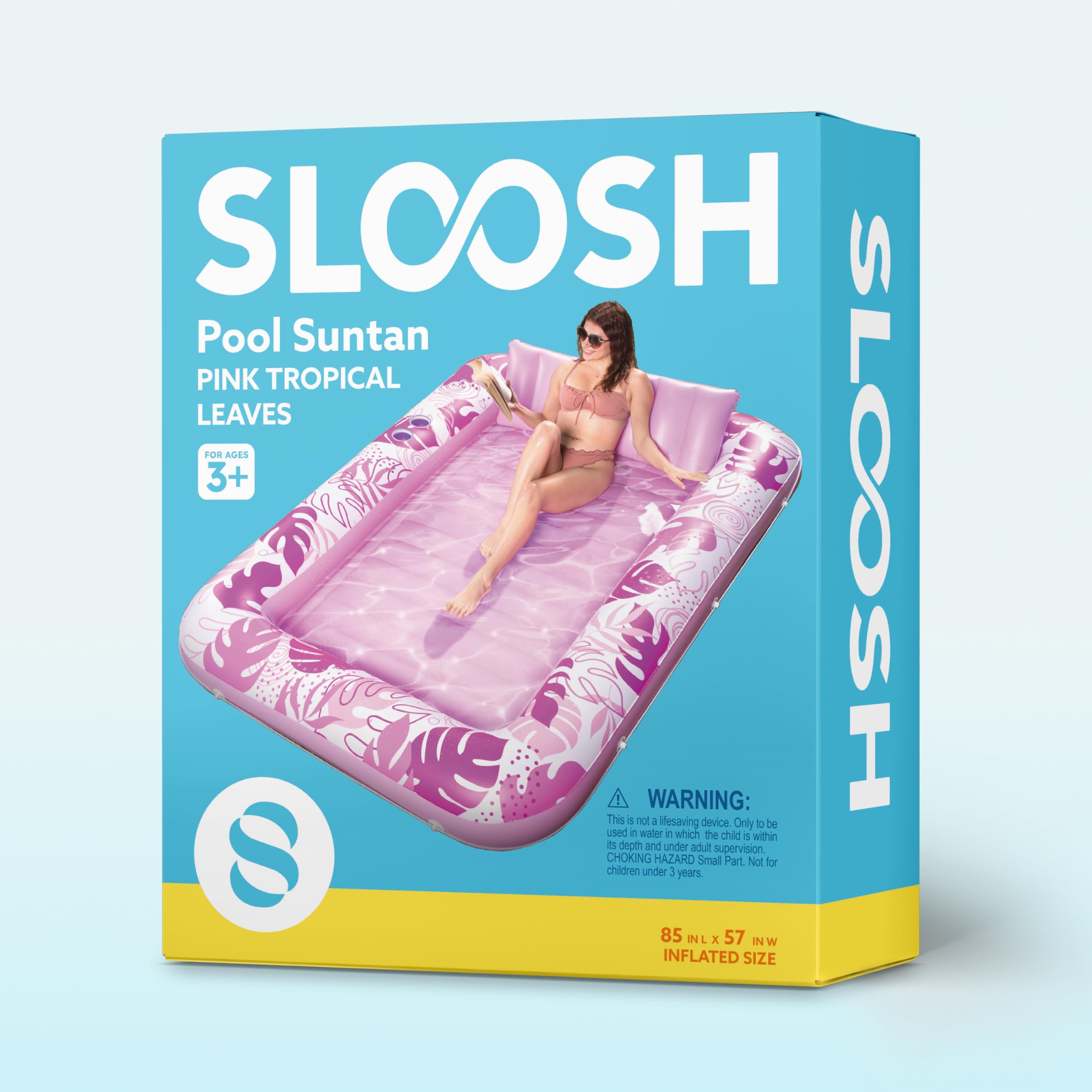 SLOOSH backyard party float serving as a stylish focal point.
