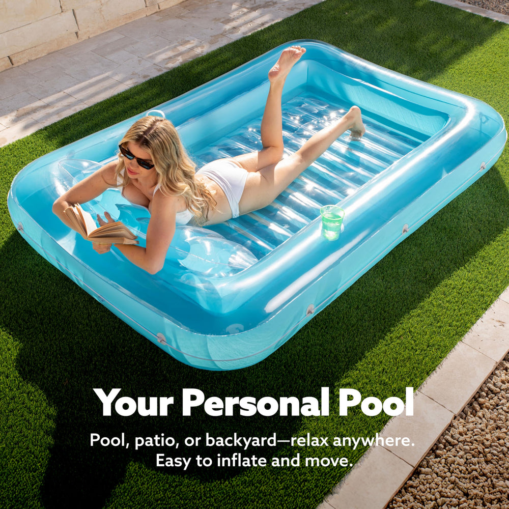 Sloosh lounger with removable pillow for personal comfort