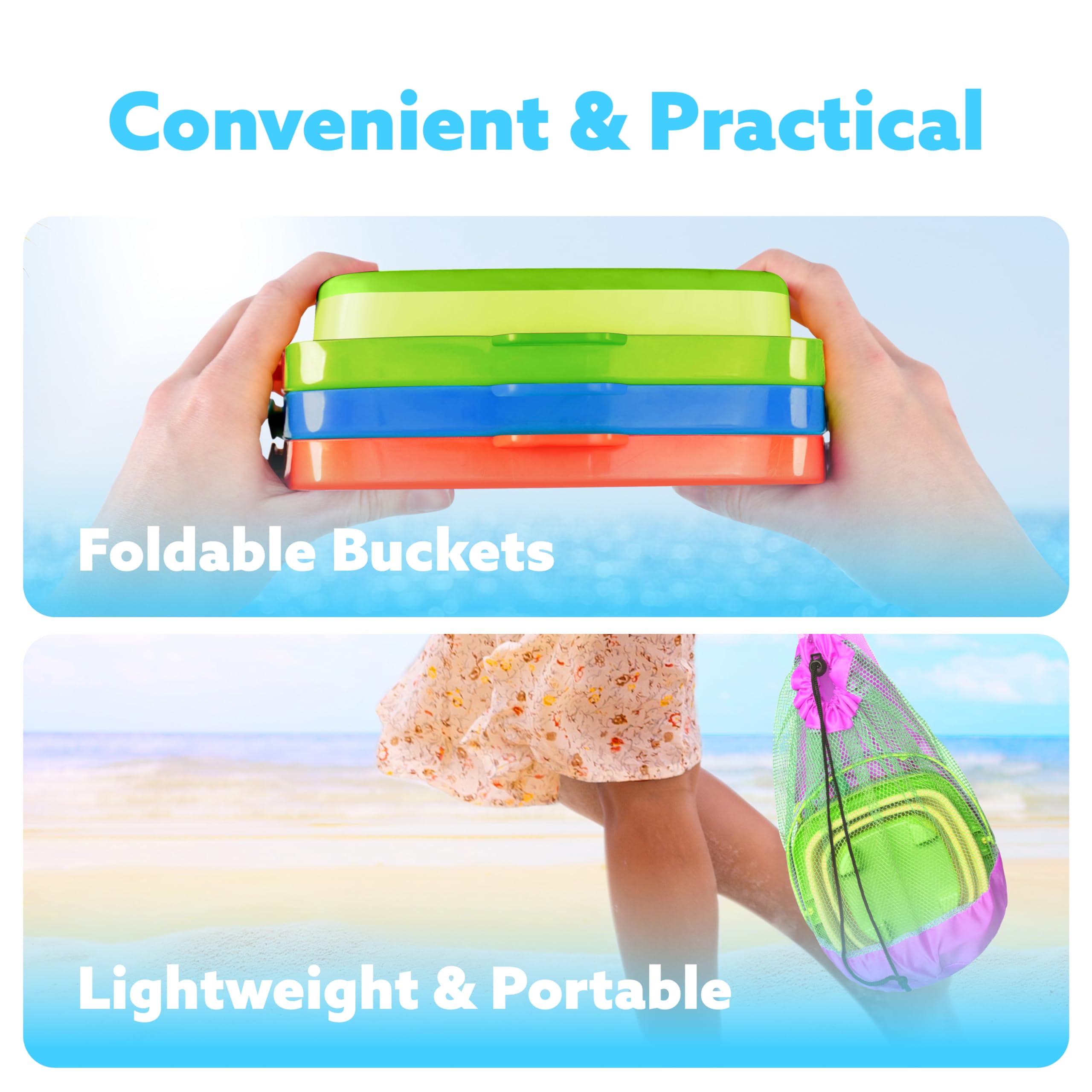 Sloosh orange shovel for precise digging in sand