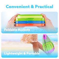 Sloosh orange shovel for precise digging in sand