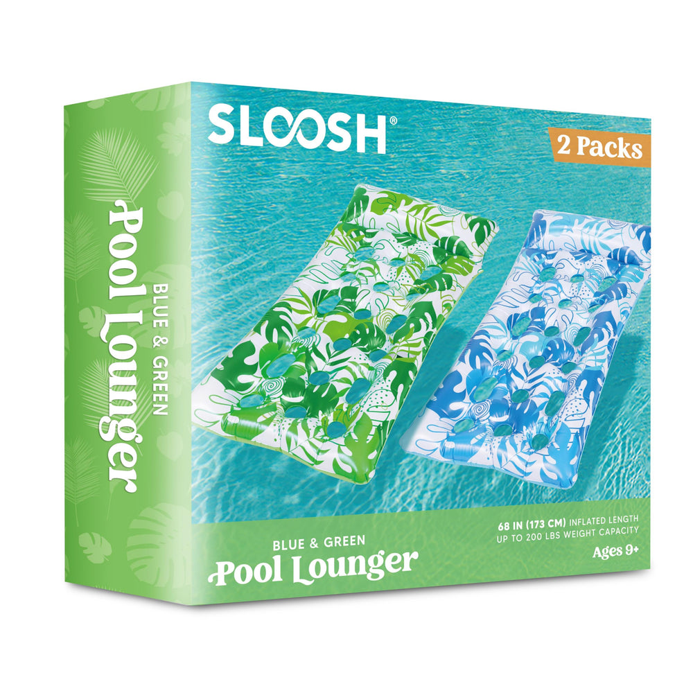 Sloosh inflatable pool raft ideal for lounging and socializing