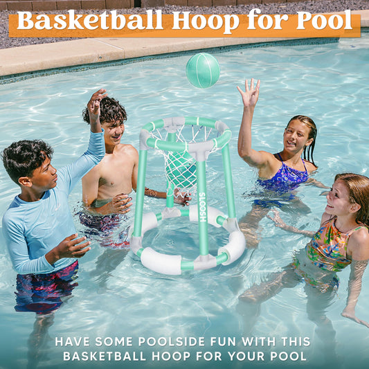 Sloosh pool basketball hoop ball 1 ready for energetic games and family fun.