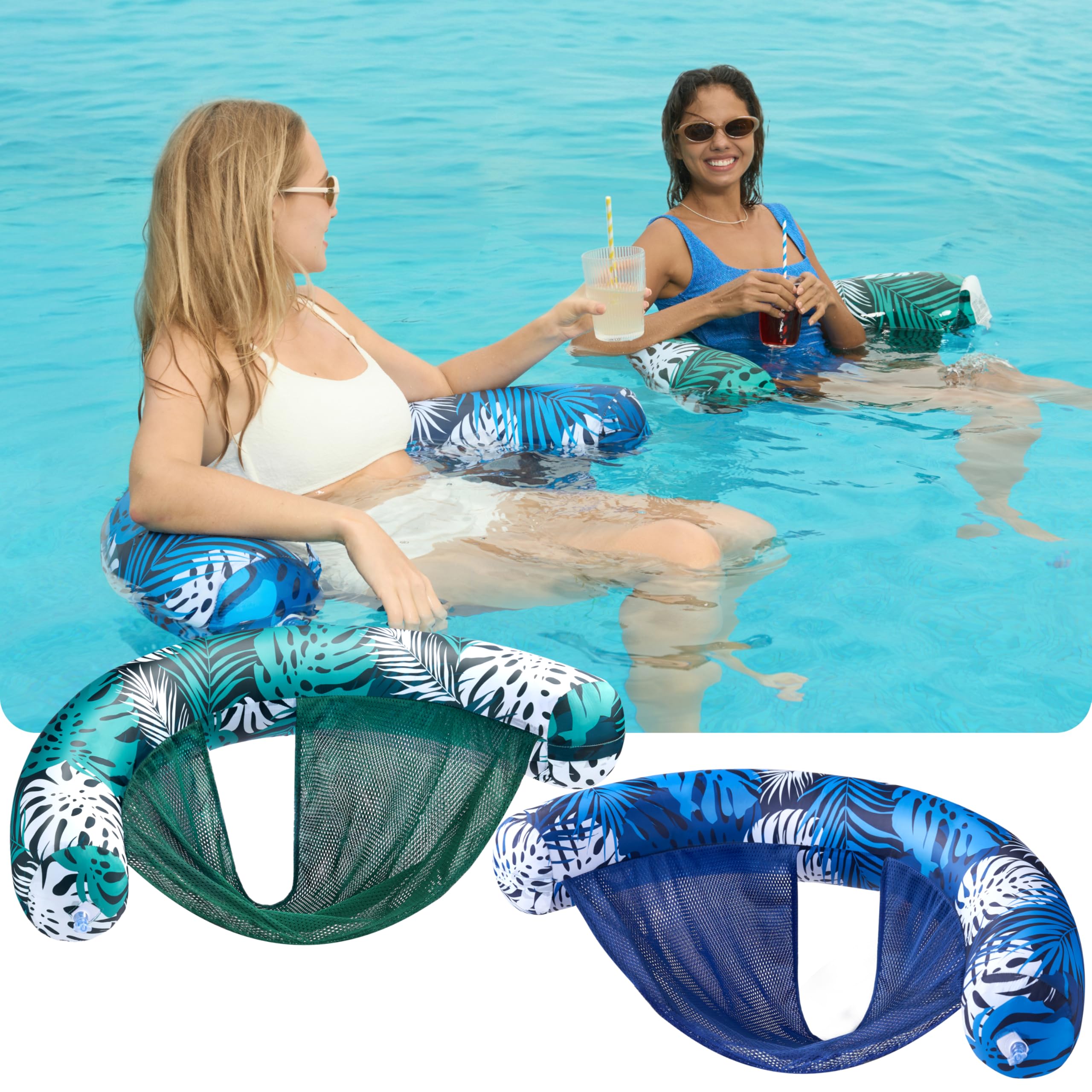 Sloosh soft fabric seating for luxurious pool lounging