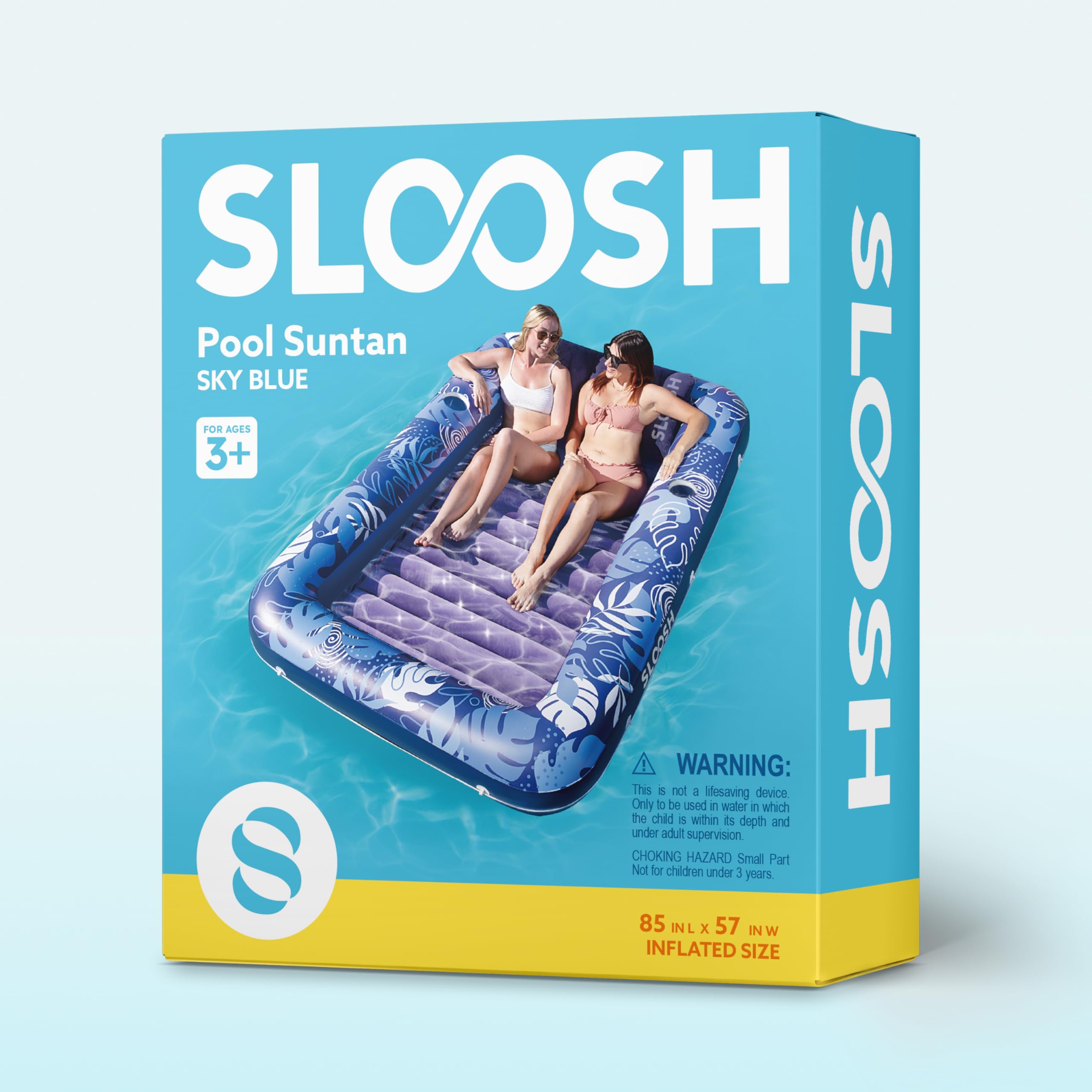 Sloosh portable and large, perfect for backyard or beach setups.