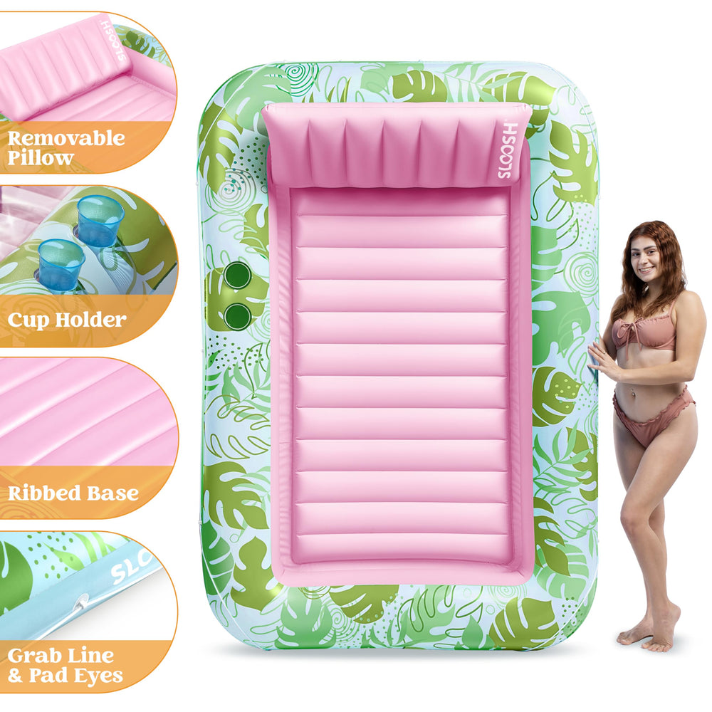 Sloosh lounger built with 0.3mm PVC for durability