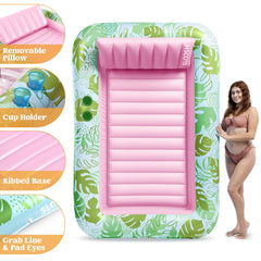 Sloosh lounger built with 0.3mm PVC for durability