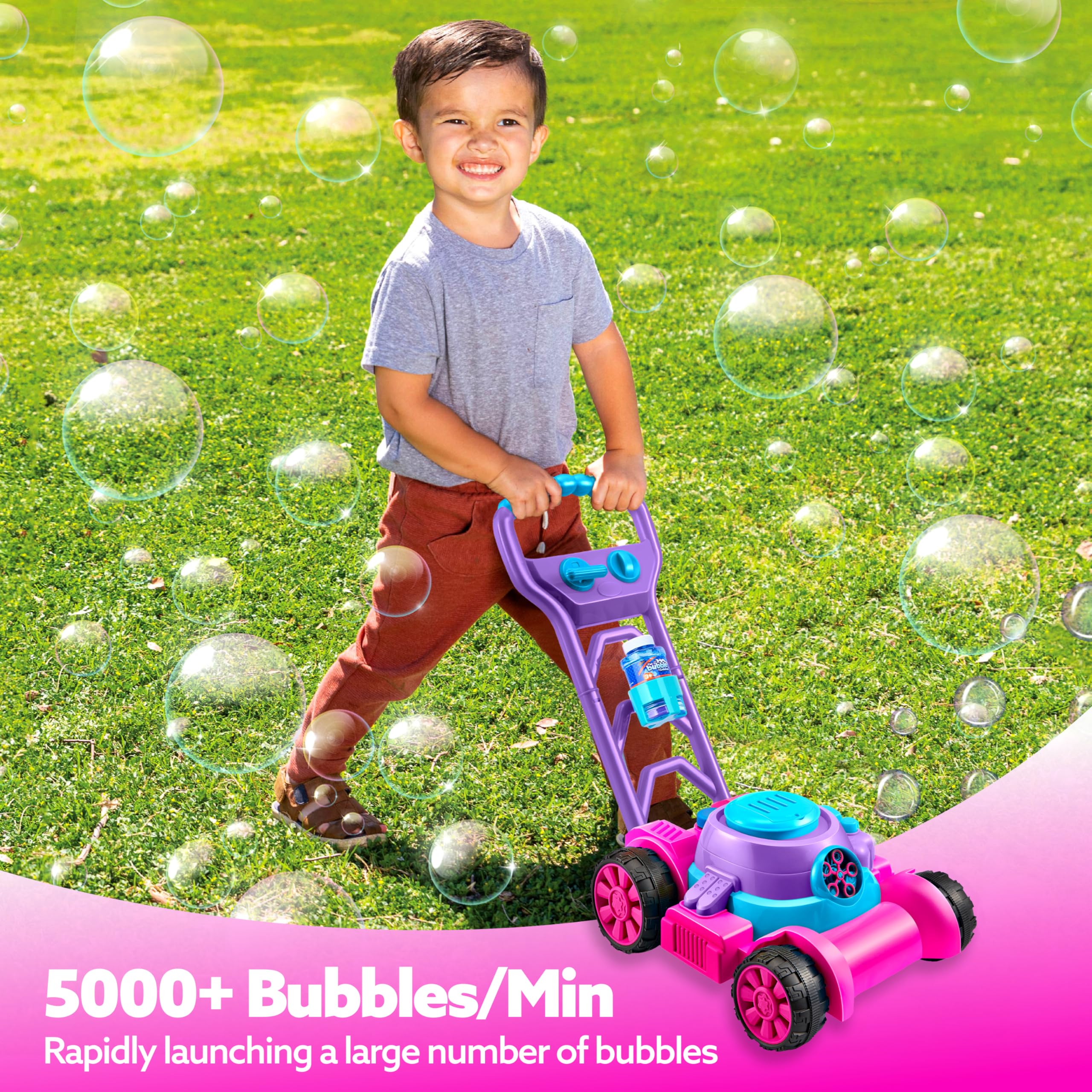 Sloosh mower emits real sound effects during pretend gardening