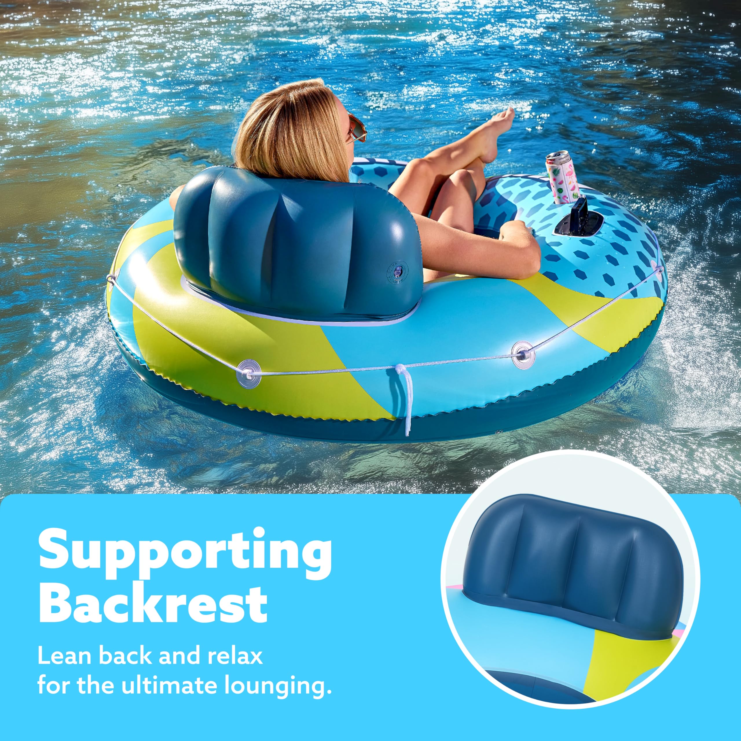 SLOOSH assembly with secure buckle to connect tubes