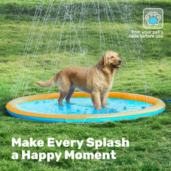 Sloosh safe shallow-water surface reduces slip risk during play.