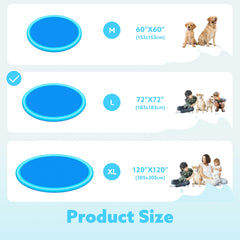 Sloosh splash pad lets pets enjoy cooling water outdoors.