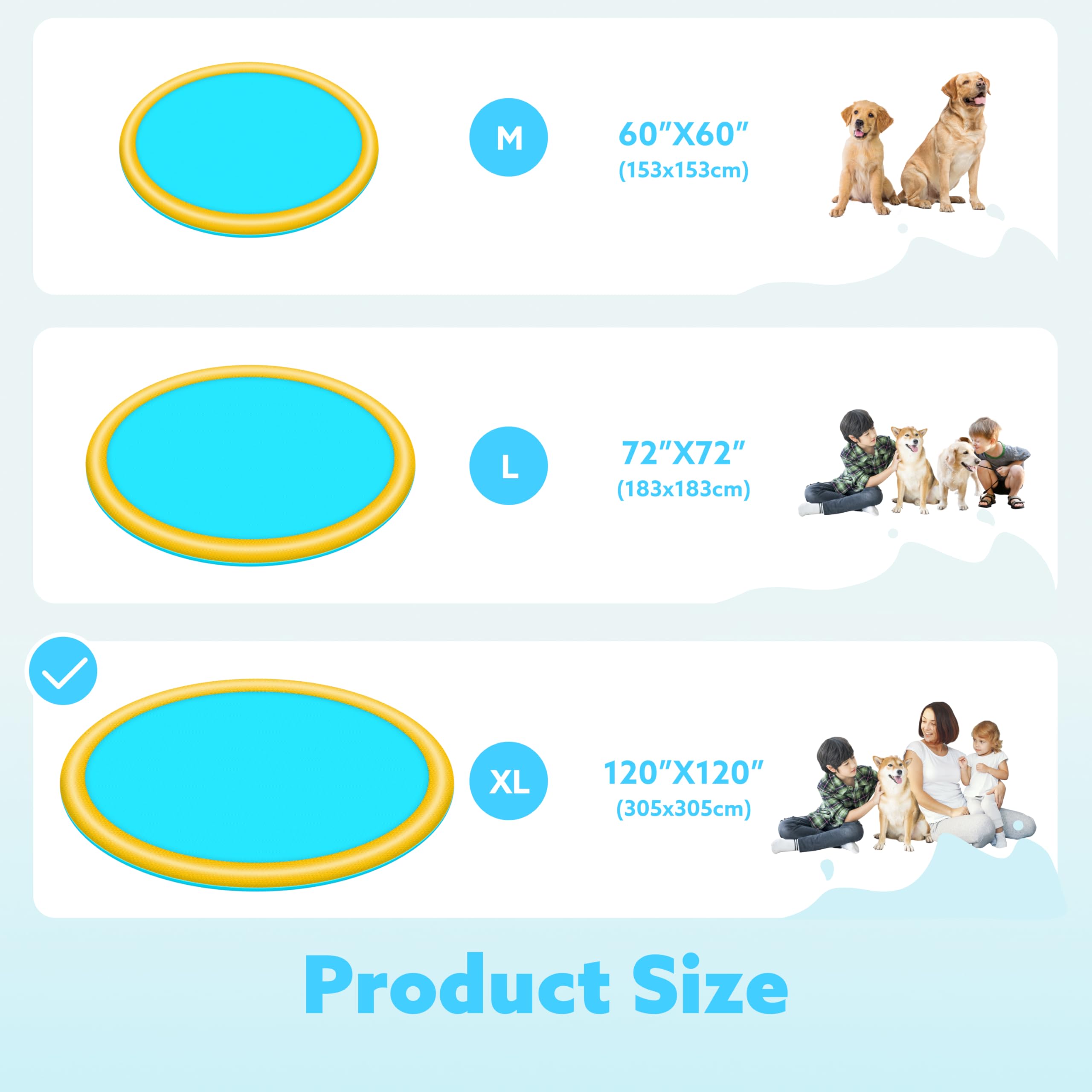Sloosh splash pad safe outdoor play surface for kids.