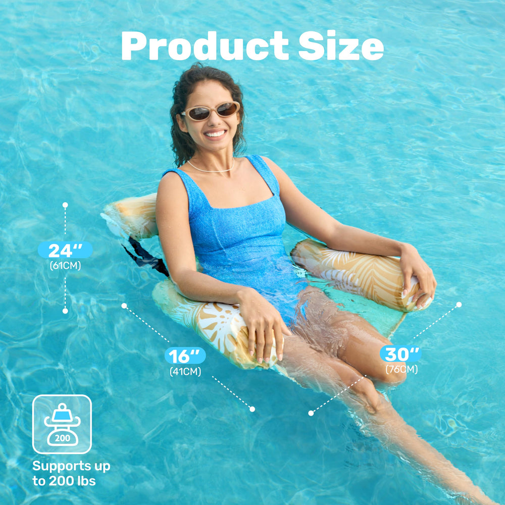 Sloosh summer raft ideal for beach outings and poolside chats.