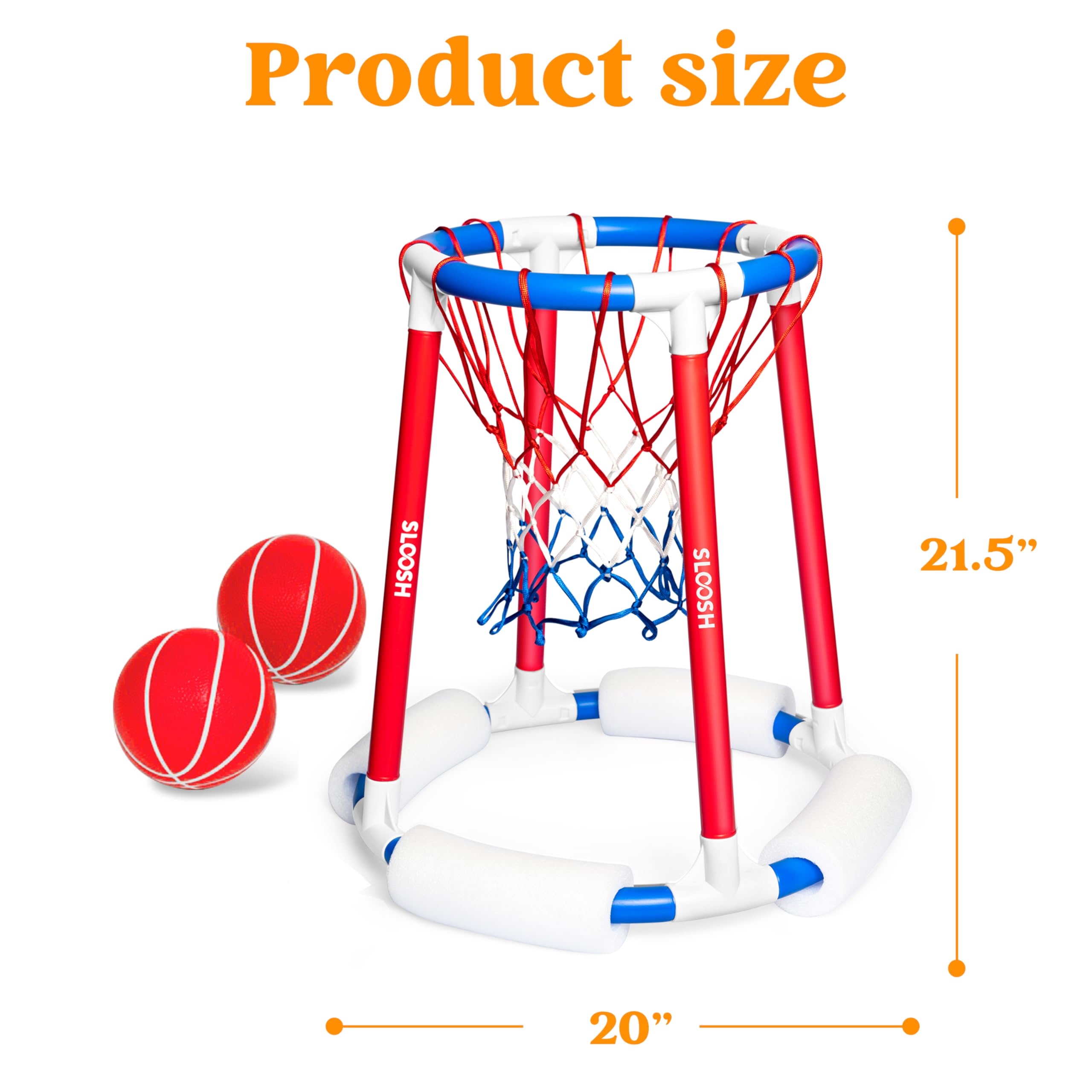 Sloosh summer outdoor water toy enhances backyard pool entertainment