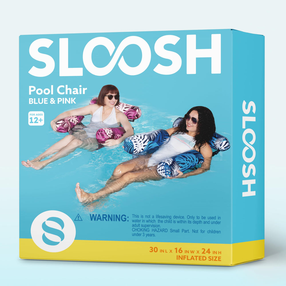 Sloosh two-person lounge ready for summer adventures with friends or family
