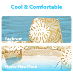 Sloosh UV-resistant material provides durable flotation for long outdoor use.